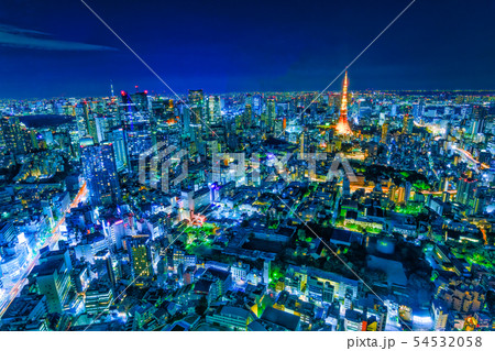 東京都心夜景 54532058