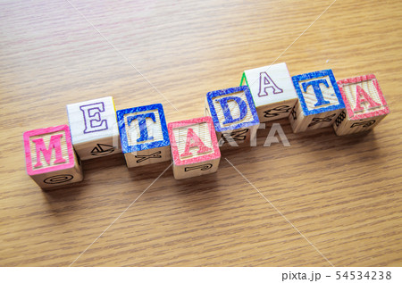 Educational toy cubes with letters organised to display word metadata - keywording and Search engine Educational toy cubes with letters organised to display word metadata - keywording and Search engine 54534238