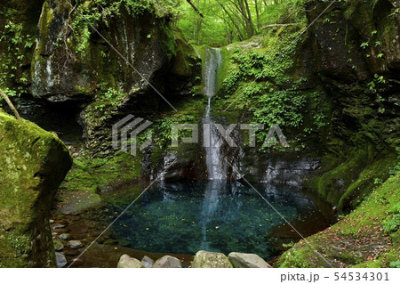 矢板市高原山麓おしらじの滝 矢板市高原山麓おしらじの滝 54534301