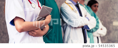Healthcare people group of doctor nurse surgeon. 54535365