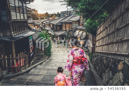 Traveler in Higashiyama District, Kyoto, Japan 54536193
