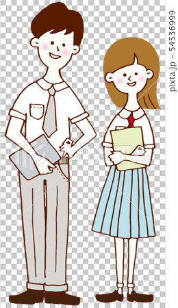 先生と生徒のイラスト素材