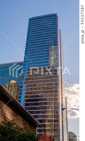 Modern office building in Chicago - CHICAGO, USA - JUNE 12, 2019 Modern office building in Chicago - CHICAGO, USA - JUNE 12, 2019 54537587