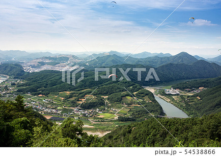 山 山の谷 薮 54538866