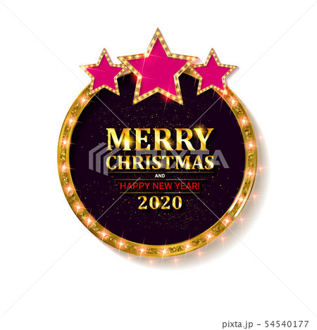 Happy New Year 2020 and Merry Christmas Happy New Year 2020 and Merry Christmas 54540177
