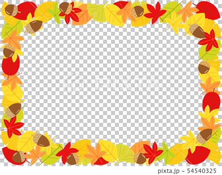 Fallen leaves 8 frame frame autumn Fallen leaves 8 frame frame autumn 54540325