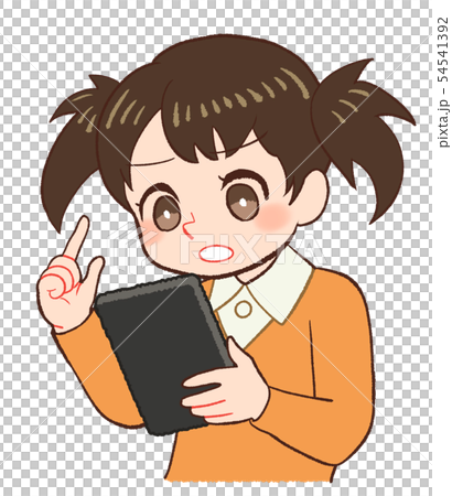 Tablet terminal and child uneasy 54541392