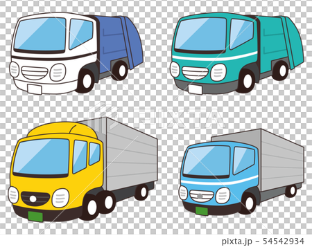 ゴミ収集車　トラック 54542934