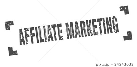 affiliate marketing stamp. affiliate marketing 54543035
