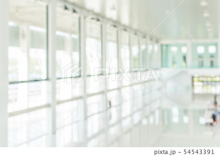 Office building blur background business lobby 54543391