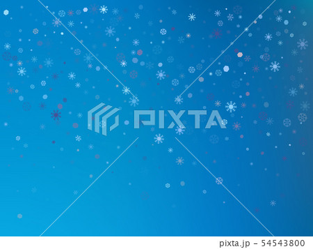 Winter blue background with snowflakes. Vector 54543800