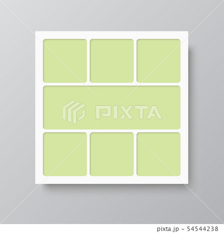 Collage seven frames, photos, parts or pictures. 54544238