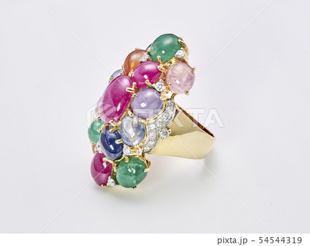 Jewelry diamond rings and necklaces show in luxury 54544319