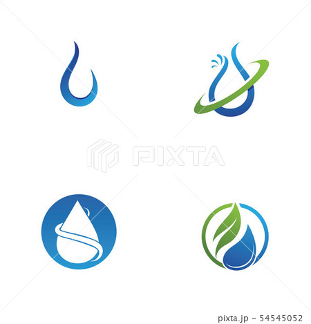 Water drop Logo Template vector Water drop Logo Template vector 54545052