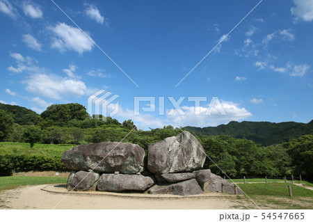 奈良県　飛鳥村　石舞台古墳 54547665