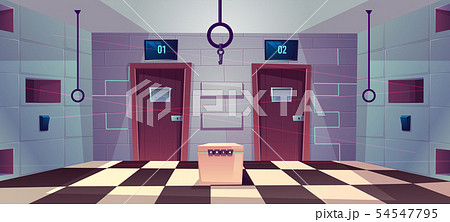 cartoon quest, escape room with doors 54547795