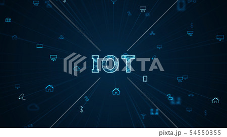 Internet Of Things (IOT) Concept. 54550355