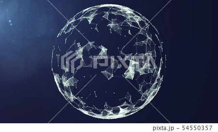 Abstract technology network. 54550357