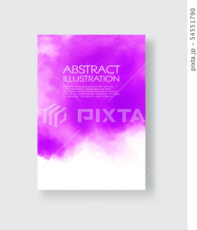 Watercolor color design banners. Vector 54551790