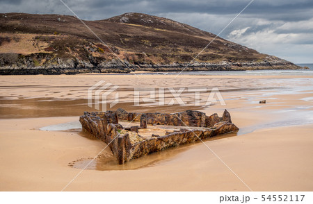 Remains of an old ship wreck at Torrisdale Bay Remains of an old ship wreck at Torrisdale Bay 54552117