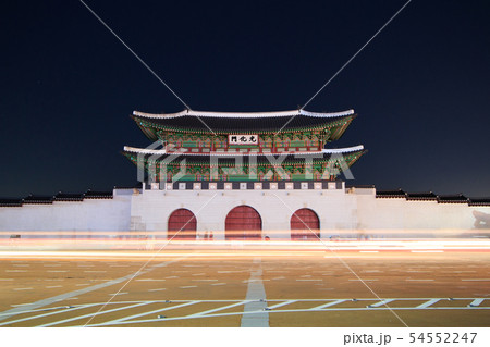 光化門 景福宮 夜景 54552247