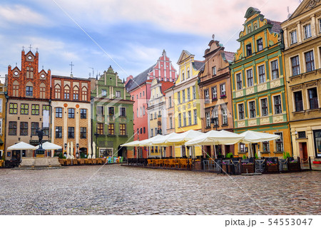 Old Marketplace Square in Poznan, Poland 54553047