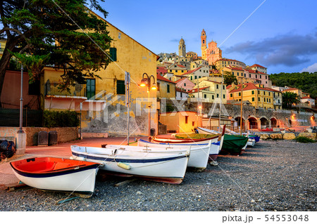 Cervo town, Liguria, Italy 54553048