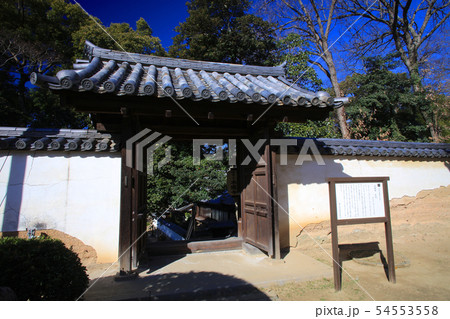 岡山・牛窓にある本蓮寺(ほんれんじ）のの中門「国指定重要文化財」/世界記憶遺産/国指定史跡 54553558