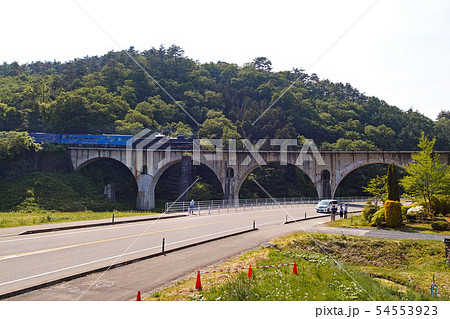 【岩手県・土木遺産・近代化産業遺産】宮守川橋梁(めがね橋) 【岩手県・土木遺産・近代化産業遺産】宮守川橋梁(めがね橋) 54553923