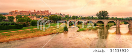Carcassonne city, Languedoc-Roussillon, France 54553930