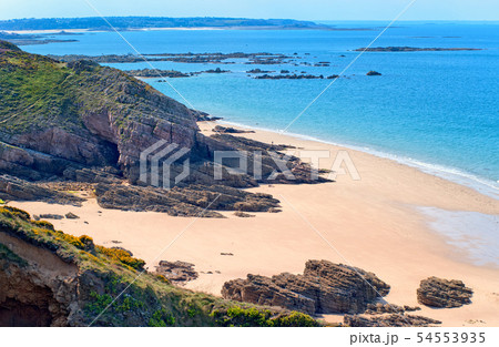 Sand beach, Brittany, France Sand beach, Brittany, France 54553935