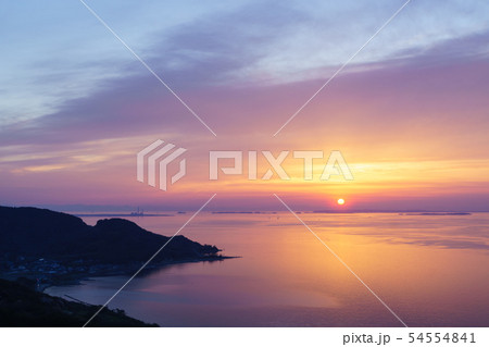 渥美半島 三河湾 夕陽 渥美半島 三河湾 夕陽 54554841