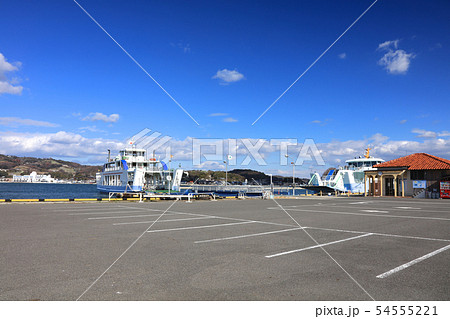 岡山・牛窓のすぐ沖合にある離島「前島」の御堂港と前島乗り場 54555221