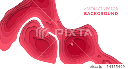 Purple red papercut multi layer white background 54555499