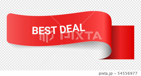 Red Vector Illustration Sign Best Deal. Illustrations For Promotion Marketing For Prints And Posters Red Vector Illustration Sign Best Deal. Illustrations For Promotion Marketing For Prints And Posters 54556977