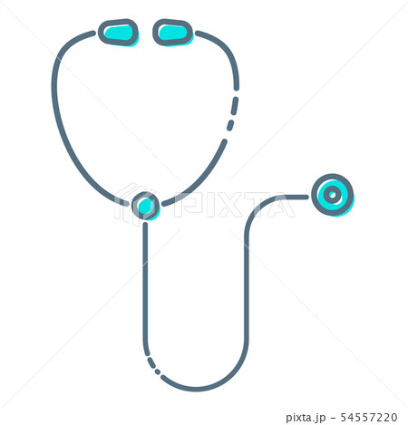 Health care vector concept Medical vector background with stethoscope. Stethoscope medical 54557220