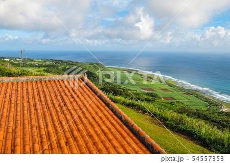 沖縄久米島、比屋定バンタ展望台からの絶景 54557353