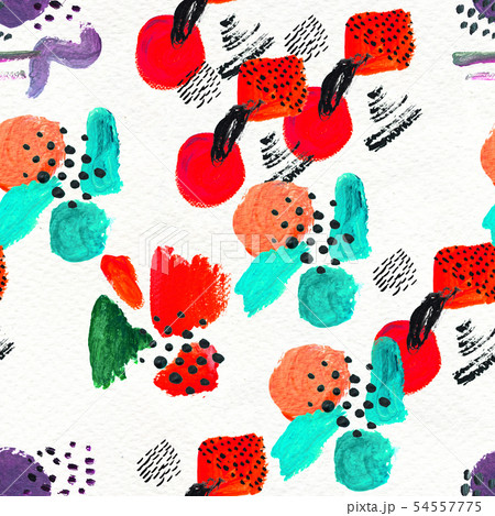 Seamless pattern made by hand drawn paint strokes. Seamless pattern made by hand drawn paint strokes. 54557775