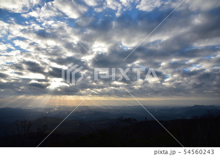 薄明光線、日光六方沢橋から 54560243