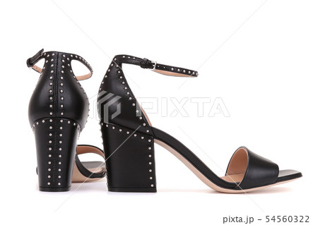 High heel shoes isolate on white background. 54560322