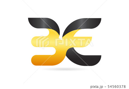 joined or connected BE B E yellow black alphabet joined or connected BE B E yellow black alphabet 54560378