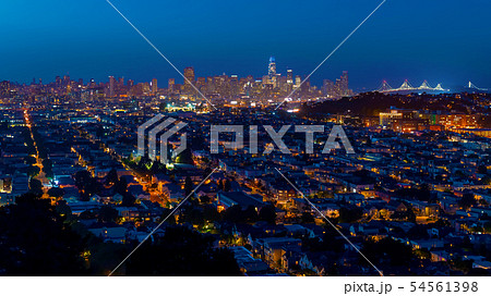 View of San Francisco at night 54561398