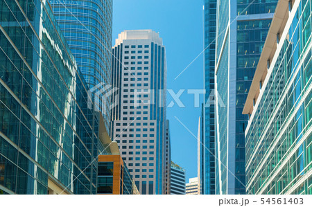 Downtown San Francisco skyline buildings Downtown San Francisco skyline buildings 54561403