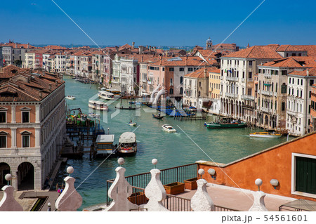 View of Venice city and the Grand Canal View of Venice city and the Grand Canal 54561601