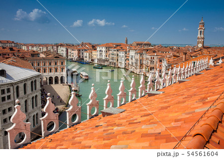 View of Venice city and the Grand Canal View of Venice city and the Grand Canal 54561604