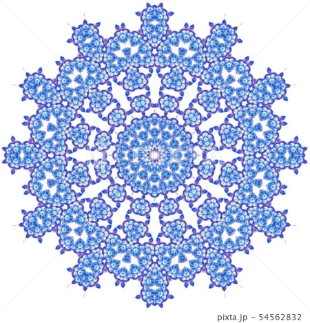 blue circle geometric ornament isolated blue circle geometric ornament isolated 54562832