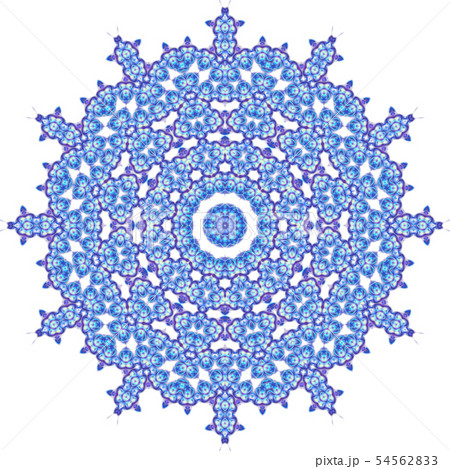 blue circle geometric ornament isolated blue circle geometric ornament isolated 54562833