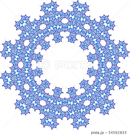 blue circle geometric ornament isolated blue circle geometric ornament isolated 54562835