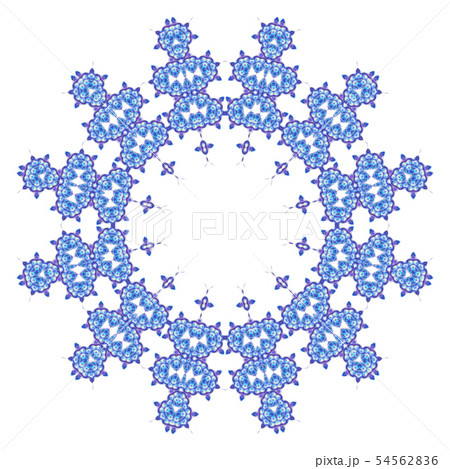 blue circle geometric ornament isolated blue circle geometric ornament isolated 54562836