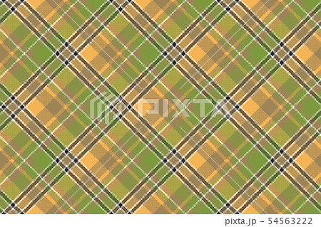 Green yellow fabric pixel texture seamless pattern 54563222